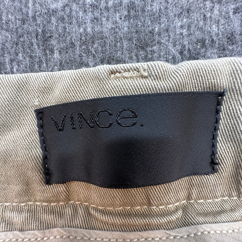VINCE Casual Trouser Pant Khaki Chinos USA Made Womens Sz 6 - Picture 4 of 10